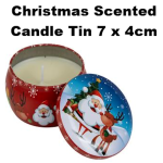 Christmas Scented Candle in a Tin